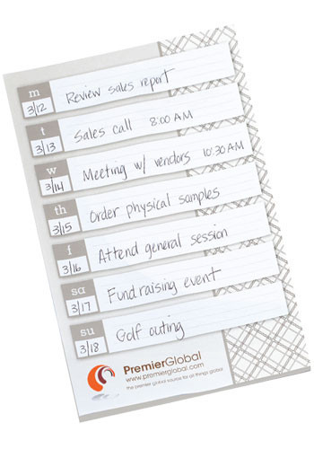 Souvenir Large Adhesive Notepads 25 Sheets