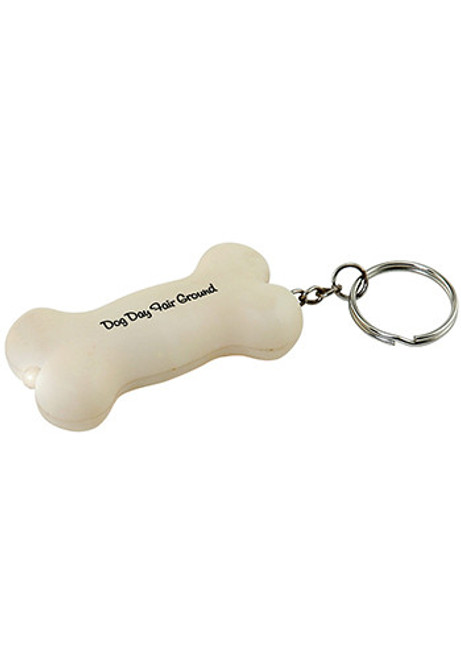 Light Up Dog Bone Keychains