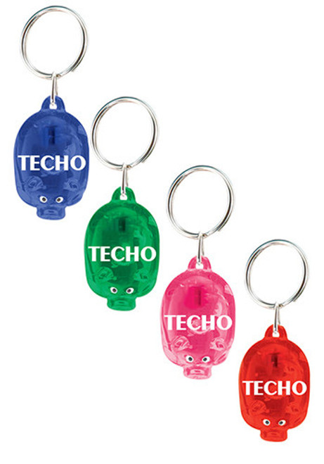 LED Pig Keychains