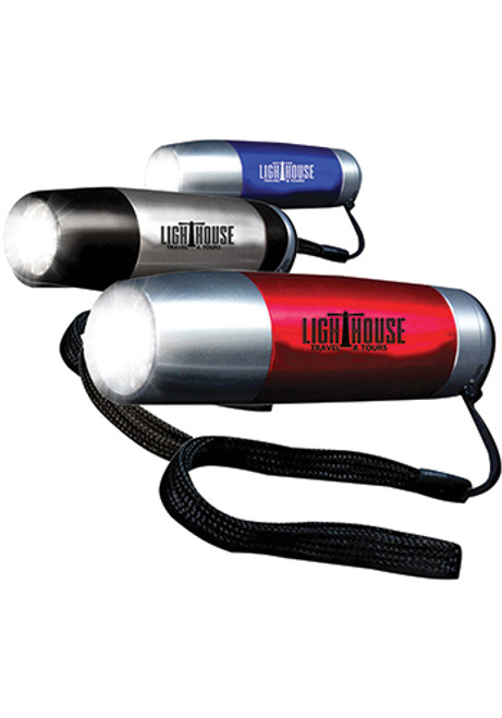 4-inch Tapered Metallic LED Flashlights