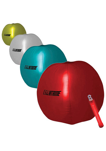 Translucent Beach Ball with Glow Light Sticks