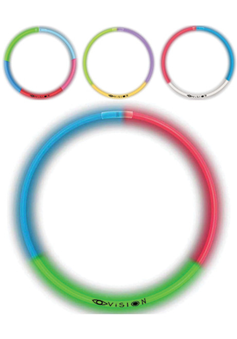 22 in. Superior Triple Color Light Up Glow Necklaces 22 in. Superior Triple Color Light Up Glow Necklaces