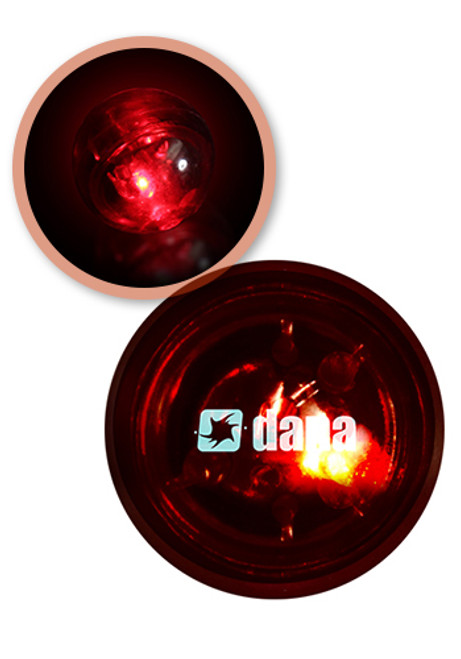 Red Flash Ball with Red LED Glow Lights