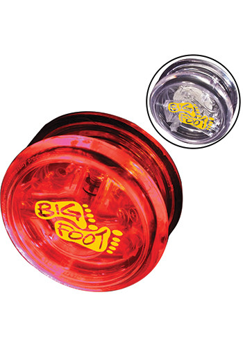 2 3/8-in. Clear with Red LED Yo-Yos