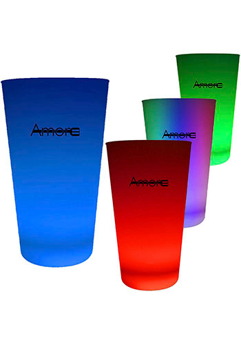 16 oz. LED Glow Light Up Neon Pint Glasses