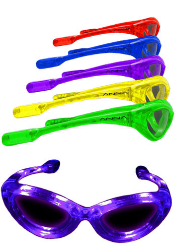 Light Up Flashing LED Sunglasses