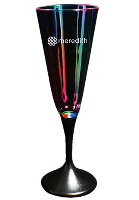 7.5 oz. Light Up Plastic Champagne Flutes