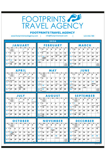 Quality Span-A-Year Non-Laminated Triumph Calendars