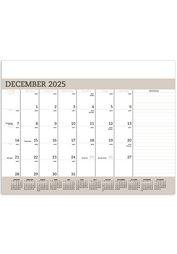 Triumph Vinyl Desk Pad  Calendars