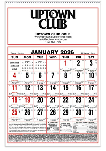 Triumph Large Almanac Calendars