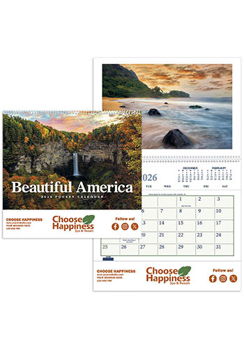 Triumph Beautiful America Pocket  Calendars