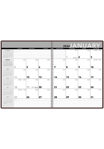 Spiral Monthly Planners