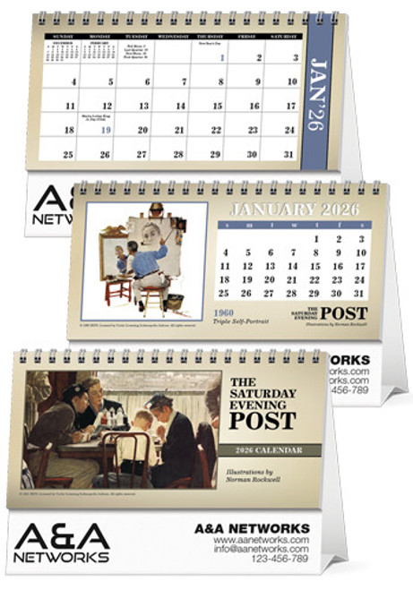 Triumph The Saturday Evening Post Desk Calendars