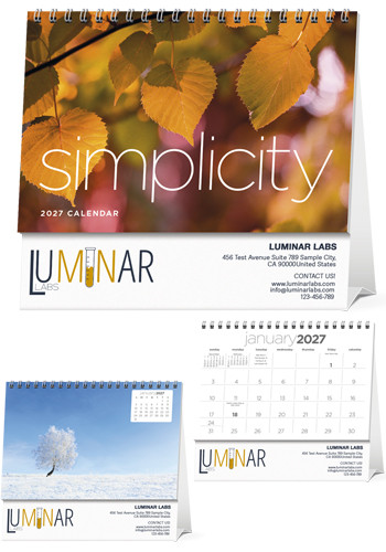 Simplicity Large Desk Calendars