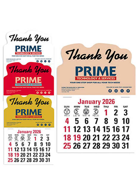 Stick Up Grid 13-Month Calendars Now