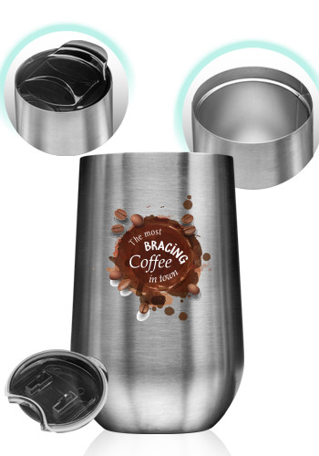 Stainless Steel Mugs with Side Lock Lid
