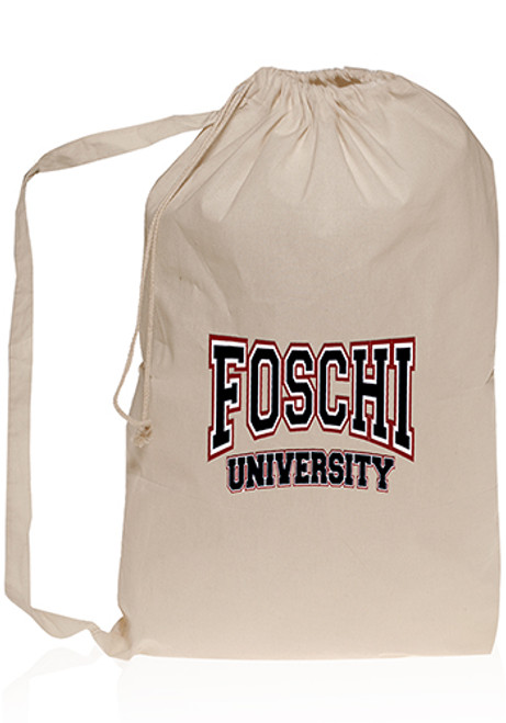 Collegiate Natural Cotton Laundry Bags Collegiate Natural Cotton Laundry Bags