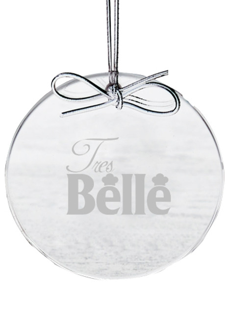 Circle Glass Ornaments