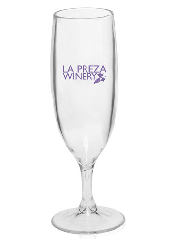 6.7 oz. Plastic Champagne Flutes