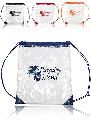 Plastic Drawstring Backpacks