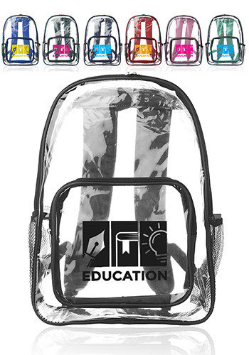Pocket Clear Plastic Backpacks