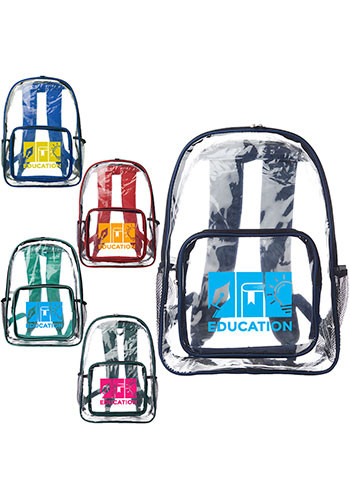 Pocket Clear Plastic Backpacks