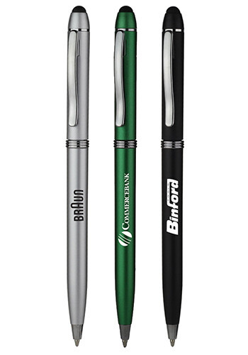 Twist Action Plastic Stylus Pens