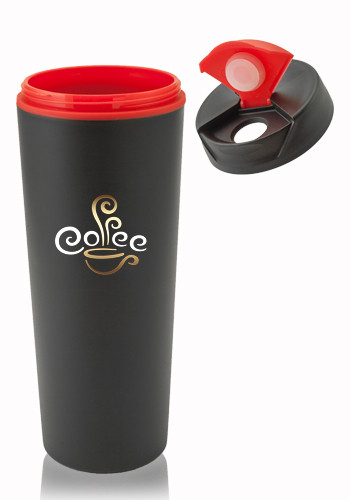 18 oz. Plastic Travel Mugs