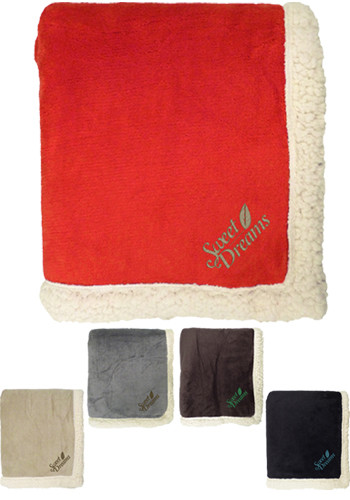 Deluxe Lambswool Lounge Throw Blankets