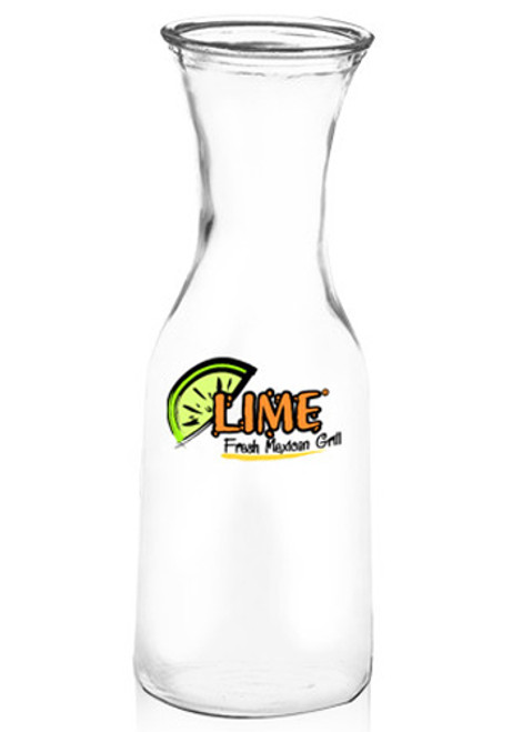 34 oz. Clear Glass Carafes
