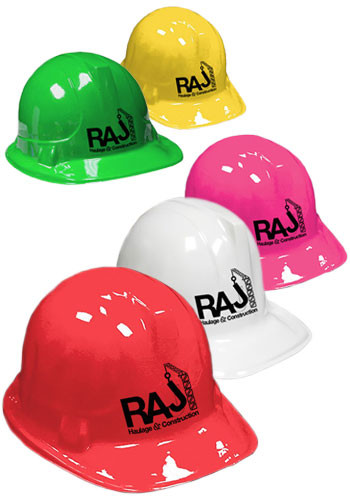 Novelty Plastic Construction Hats