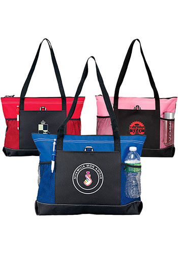Zippered Tote Bags