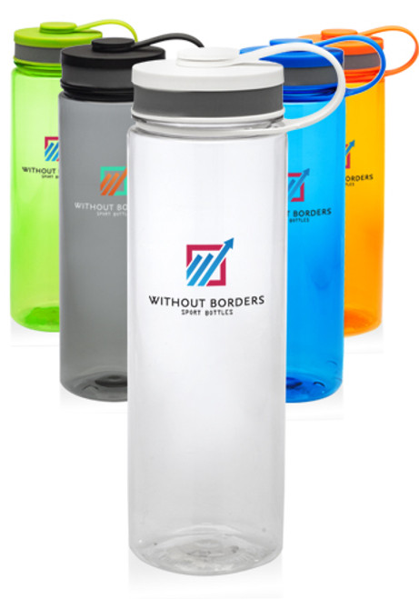 26 oz. Wide Mouth Plastic Water Bottles