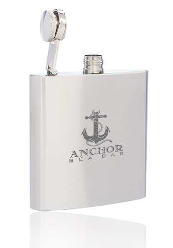 Murano 6 oz. Stainless Steel Hip Flasks