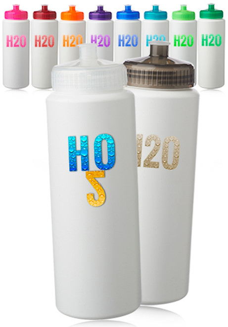 32 oz. HDPE Plastic Sports Water Bottles 32 oz. HDPE Plastic Sports Water Bottles