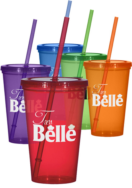 20 oz. Economy Tumblers with Straw 20 oz. Economy Tumblers with Straw
