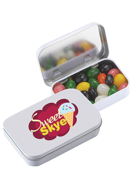 Rectangular Tins with Jelly Beans Rectangular Tins with Jelly Beans