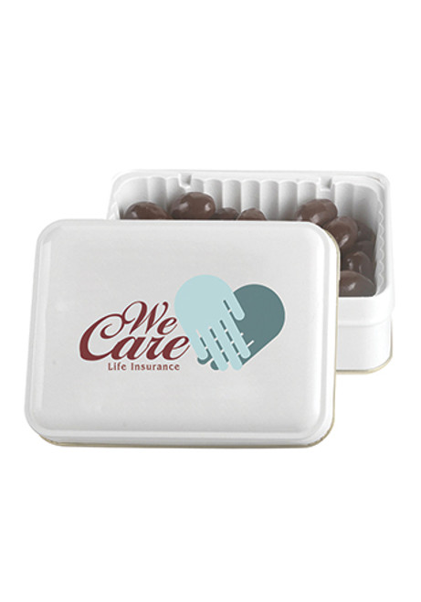 Dark Chocolate Almonds in a Keepsake Gift Tin
