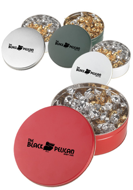 Warm Wishes Tins with Twist Wrapped Truffles