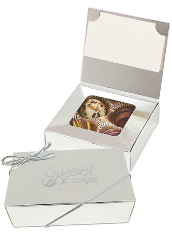 Business Card Gift Box with 4 Truffles