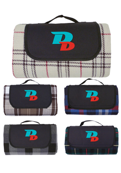 Water Resistant Outdoor Plaid Blankets