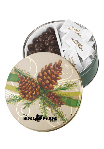 Collector Tins with English Butter Toffee & Dark Choc Almonds
