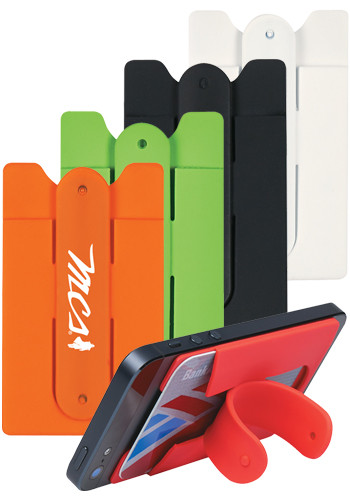 Silicone Phone Wallets with Stands