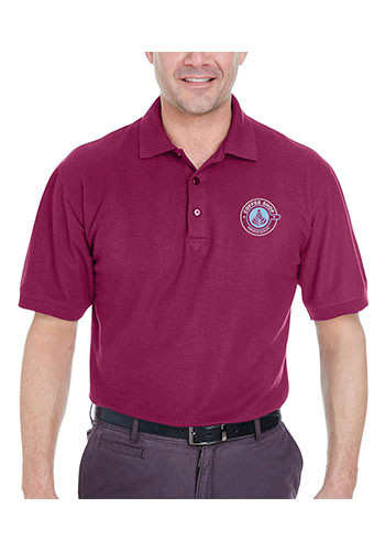 UltraClub Men's Whisper Piqué Polo Shirts