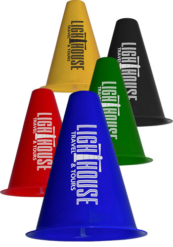 8 in. Plastic Megaphones