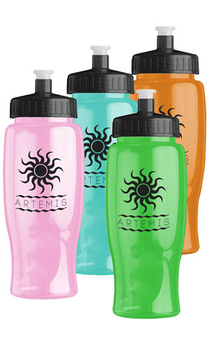 27 oz. Poly-Pure Transparent Bottles
