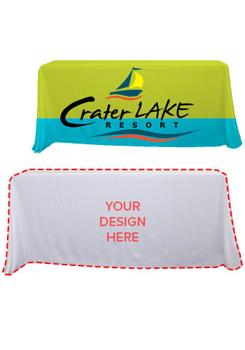 6 ft. Dye-Sublimated Economy Table Throws
