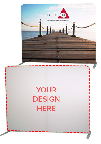 Custom 8' Eurofit Wall Floor Display Kit