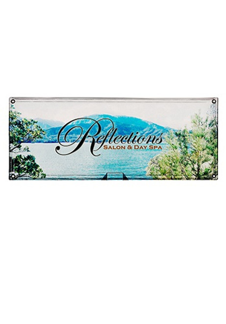 10W x 4H ft. Mesh Vinyl Single-Sided Banners