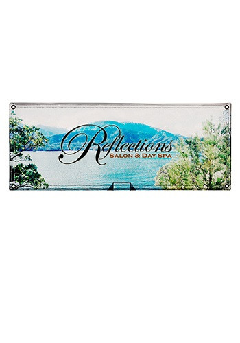 10W x 4H ft. Mesh Vinyl Single-Sided Banners